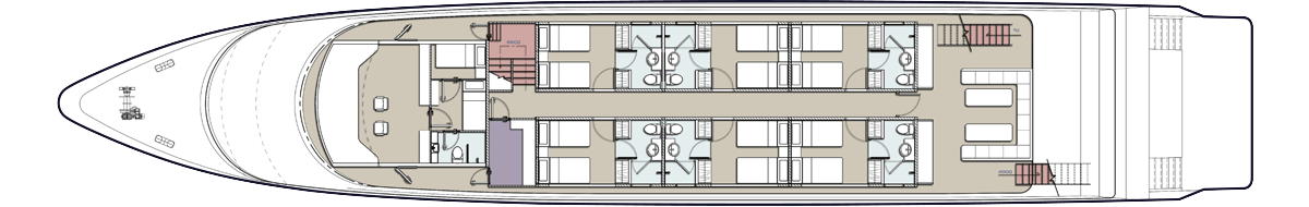 Upper Deck Plan